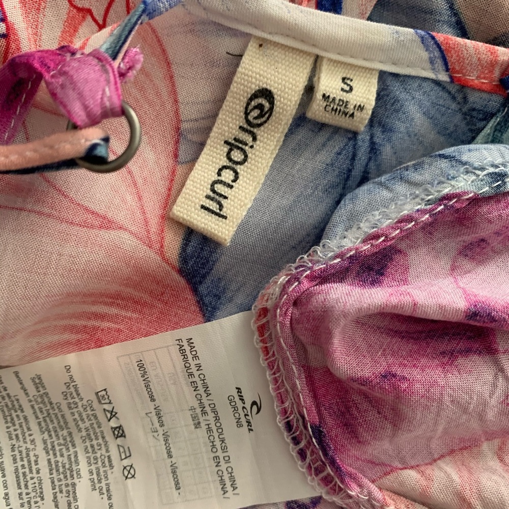 NWOT Women's Ripcurl floral printed maxi dress - Picture 5 of 6